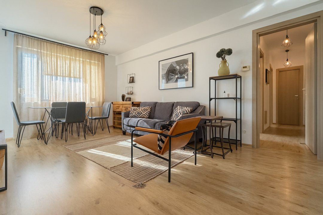 3 camere în GREENFIELD Baneasa – BLOC 2018 cu LOC de PARCARE