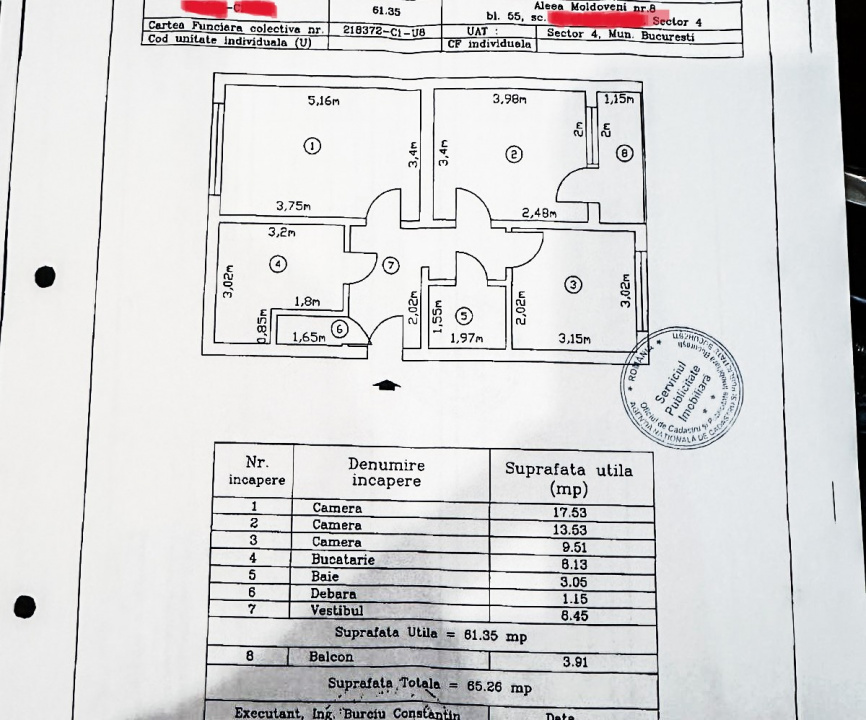 Moldoveni 8 | Decomandat | Mobilat si Utilat | STB la 3 min | Etaj 4